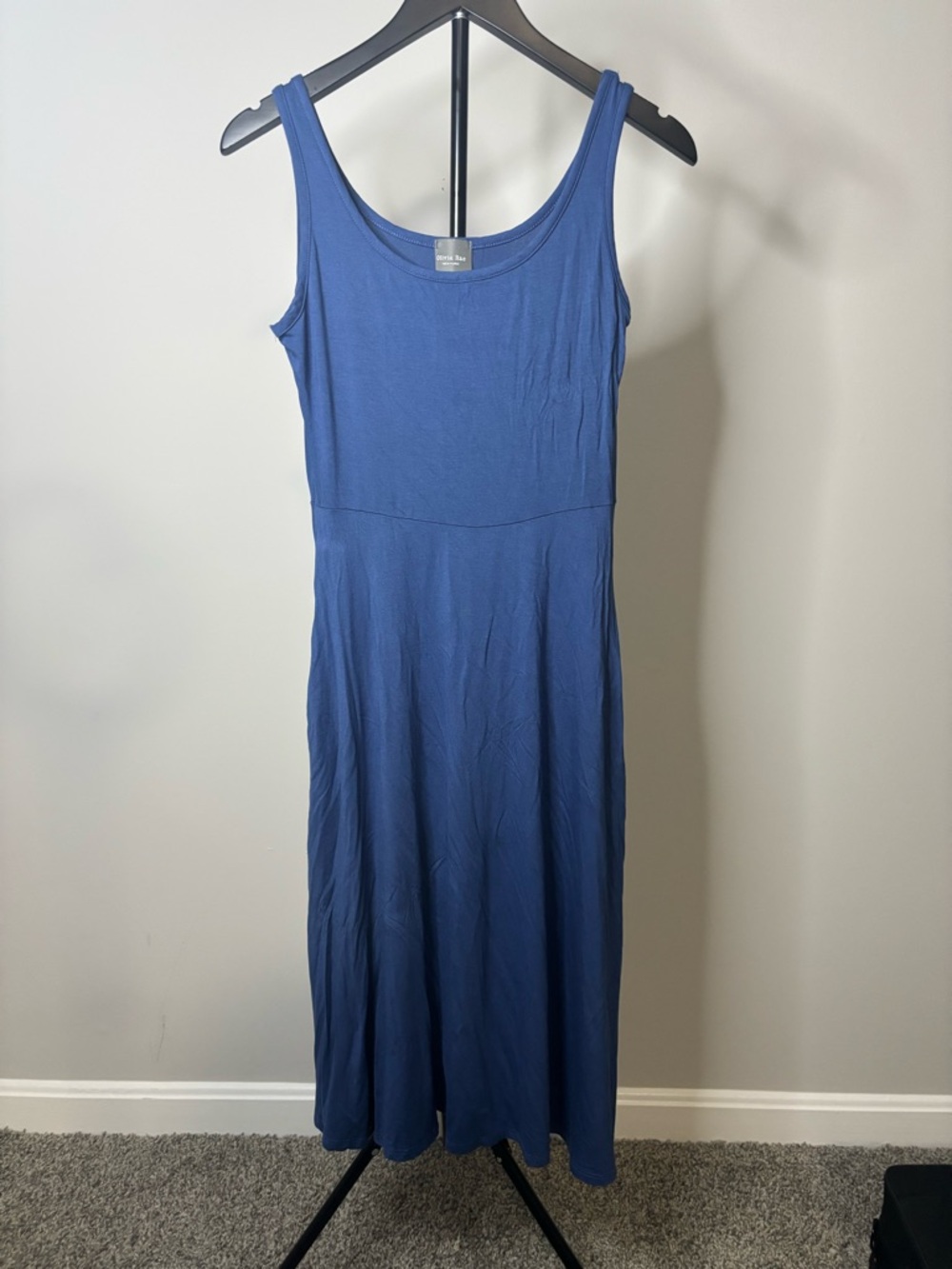 Olivia Rae Royal Blue Asymmetrical Maxi Dress